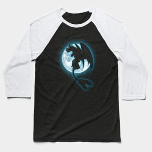 Moonlight Dragon Baseball T-Shirt